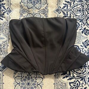 AKIRA Black Strapless Top